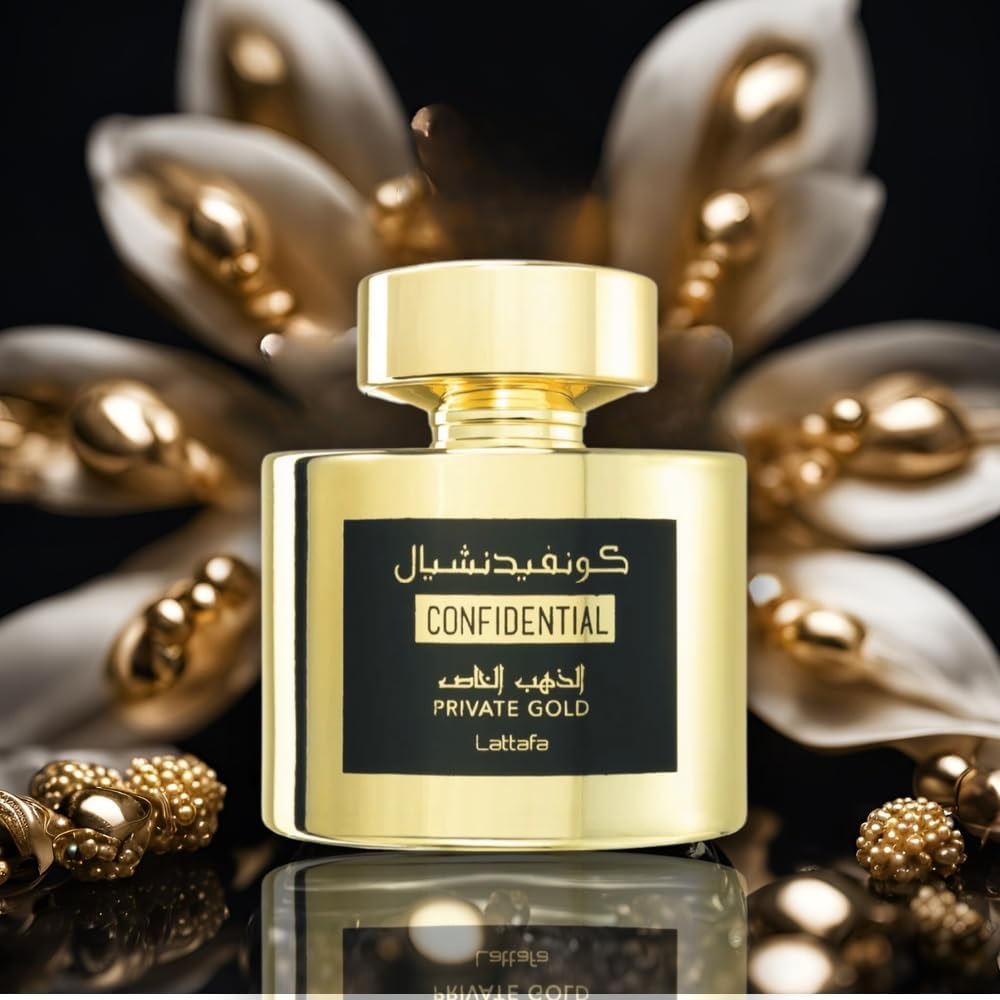 Lattafa's Confidential Private Gold Eau de Parfum 100ml